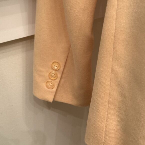 Appleseed's Vintage Wool Jacket Size‎ 14 Blazer Coat Butter Yellow - Picture 5 of 9